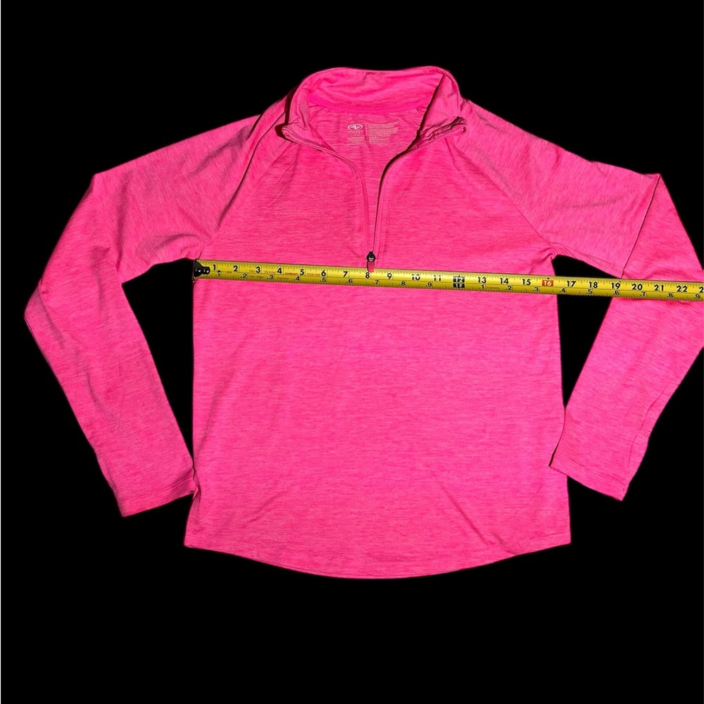Pink Quarter-Zip Pullover